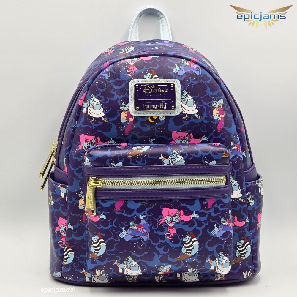 Loungefly Disney Aladdin Genie Outfits Mini Backpack New